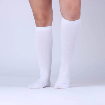 Pack de 5 Pares de Medias de Compresión Blancas