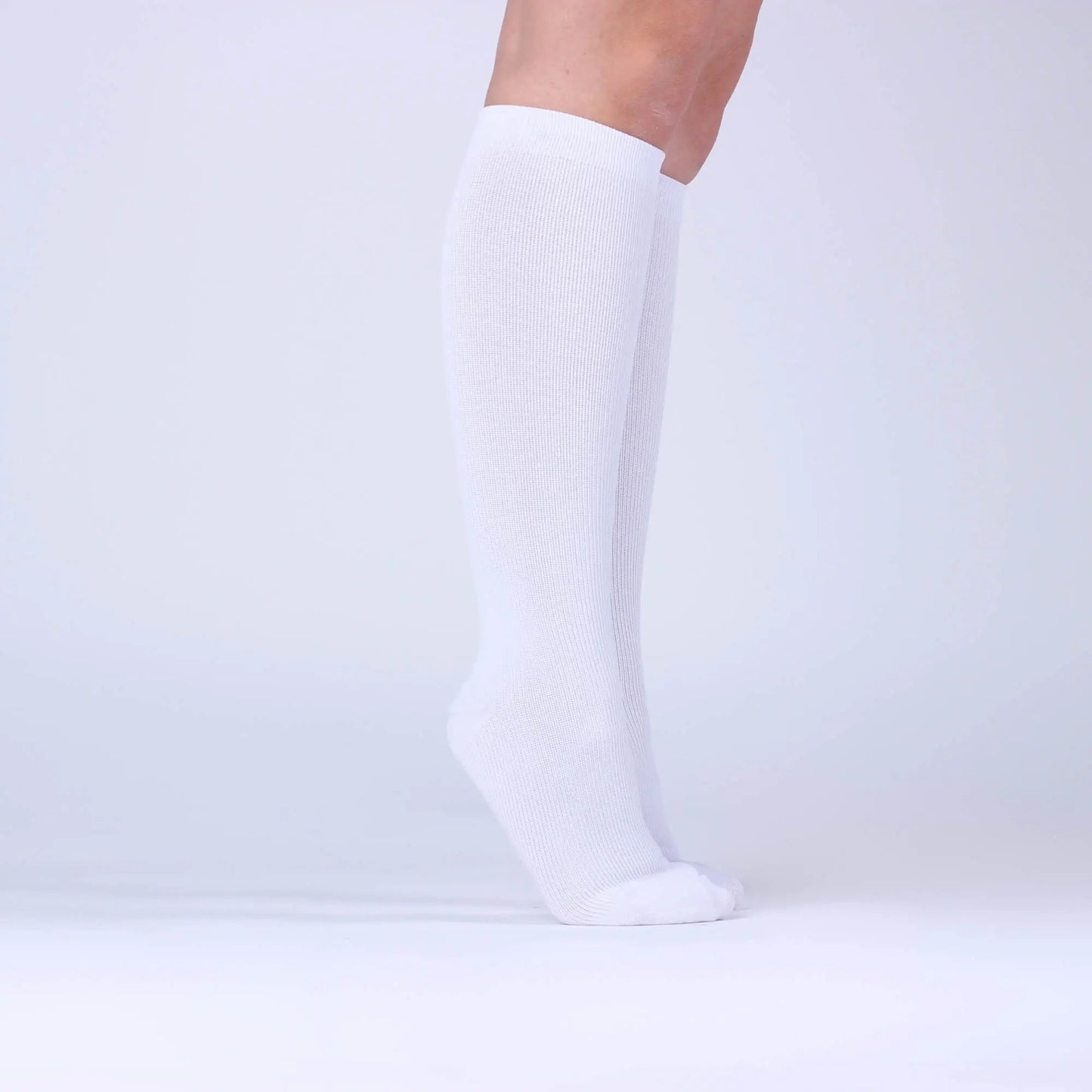 Pack de 5 Pares de Medias de Compresión Blancas